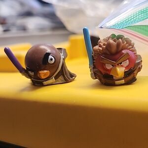 Angry Birds Star Wars Telepods figures Lot Of 2 Mace Anakin Skywalker Mace Windu